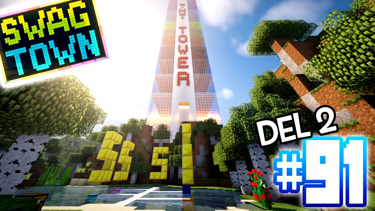 KRIS ØDELEGGER TASTATURET - Swag Town #91 Del 2 (Norsk Minecraft)