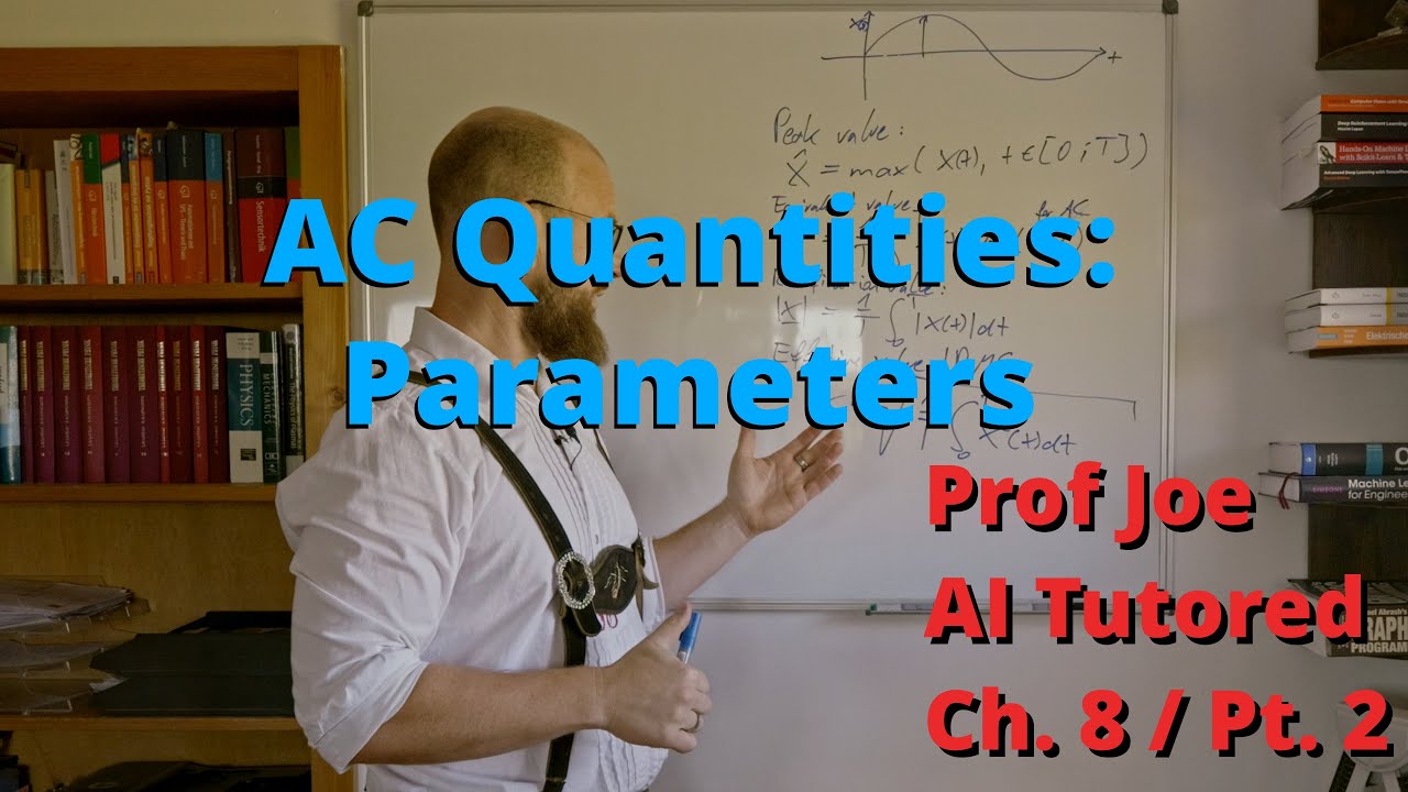 Parameters of AC Currents and Voltages: From Peak Value to RMS - AI Tutored | Prof Joe