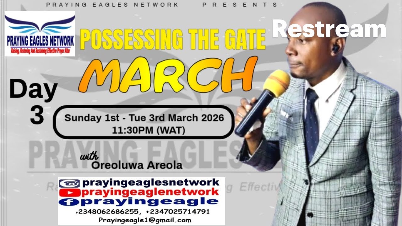 POSSESSING THE GATE: MARCH 2026 DAY 3