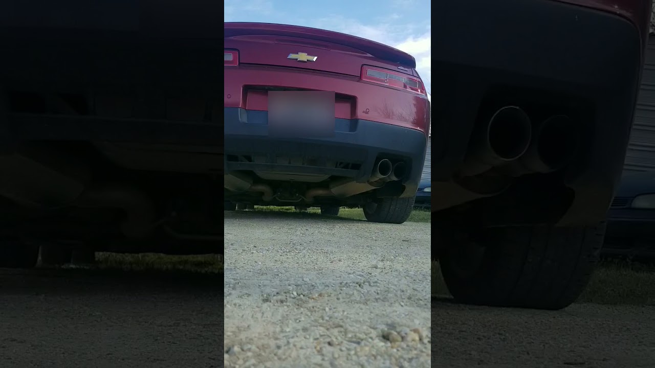LS3 Camaro SS, Secondary Cat and Resonator Delete, Open NPP Exhaust Sound.