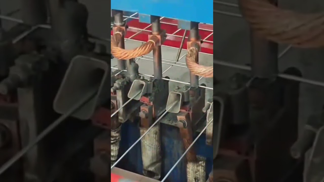 Automatic Steel Wire Mesh Resistance Spot Welding Process