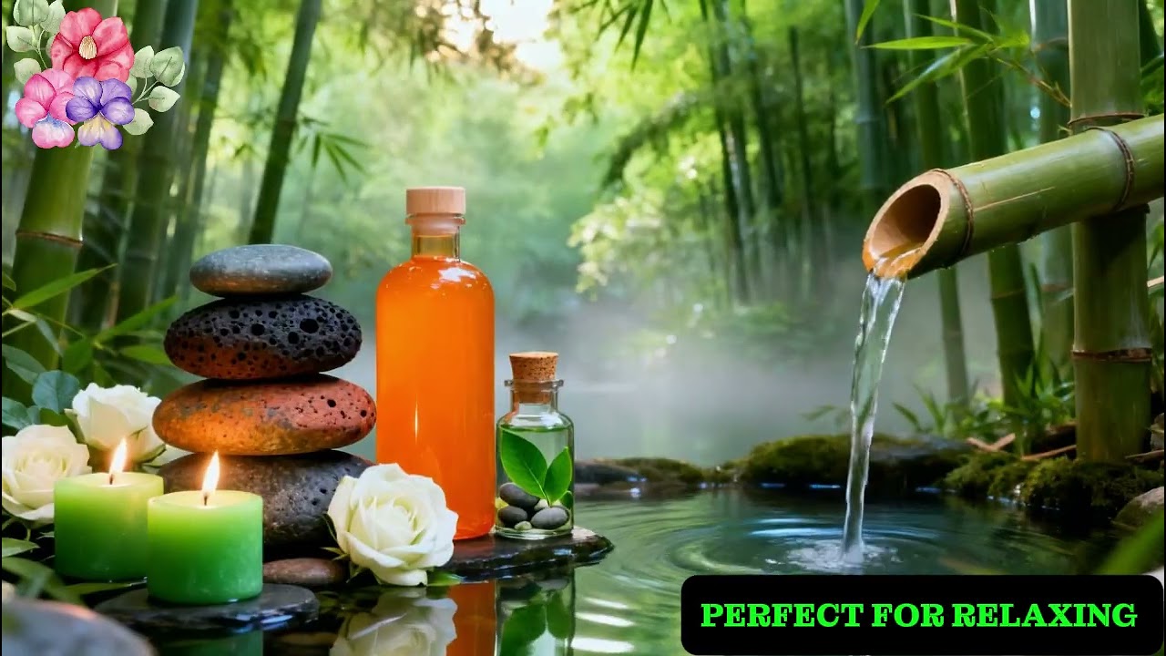ASMR Relaksasi Suara Air dan Burung yang Menenangkan 🌿Meredakan Stres, Kecemasan & Depresi, dan Hati