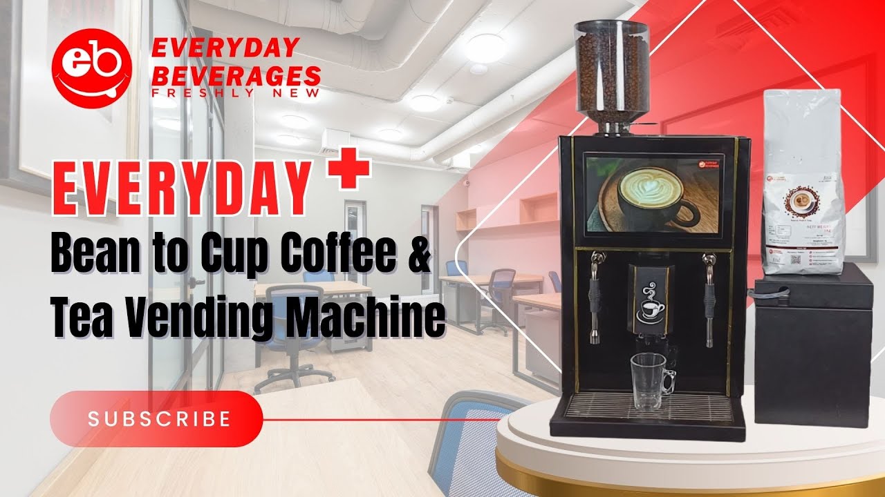 ☕ Everyday+ Bean to Cup Coffee Vending Machine | Everyday Beverages
