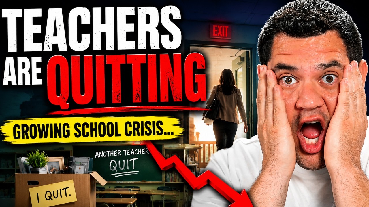 Teachers Are QUITTING At An Alarming Rate And Its Getting Worse