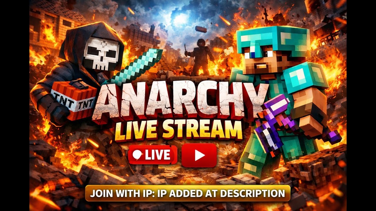 Minecraft Live Ninu SMP ! join NOW [Minecraft anarchy server] . #minecraft #gaming #smp