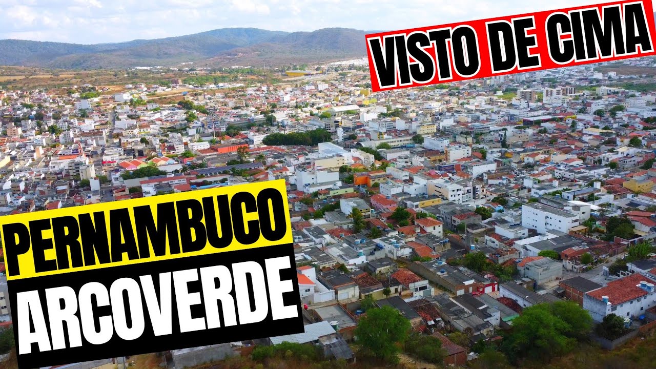 ARCOVERDE VISTO DE CIMA!!