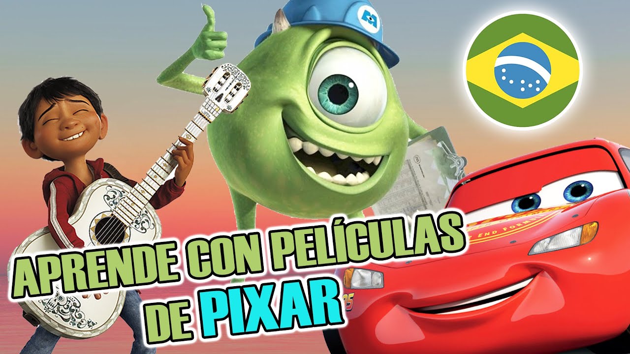 Aprende PORTUGUÉS 🇧🇷  con películas de PIXAR 🎬