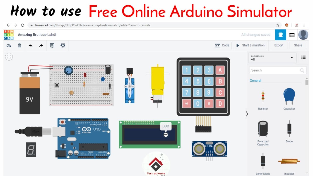 Как изучить Arduino с помощью бесплатного онлайн-симулятора | Учебное пособие по Tinkercad | Техн...