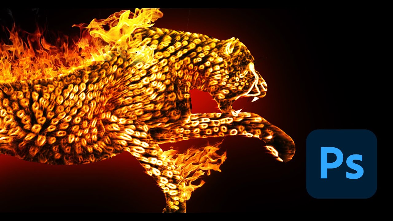 4Gtools-Photoshop Tutorial: Fire Stroke Effect #4gtools