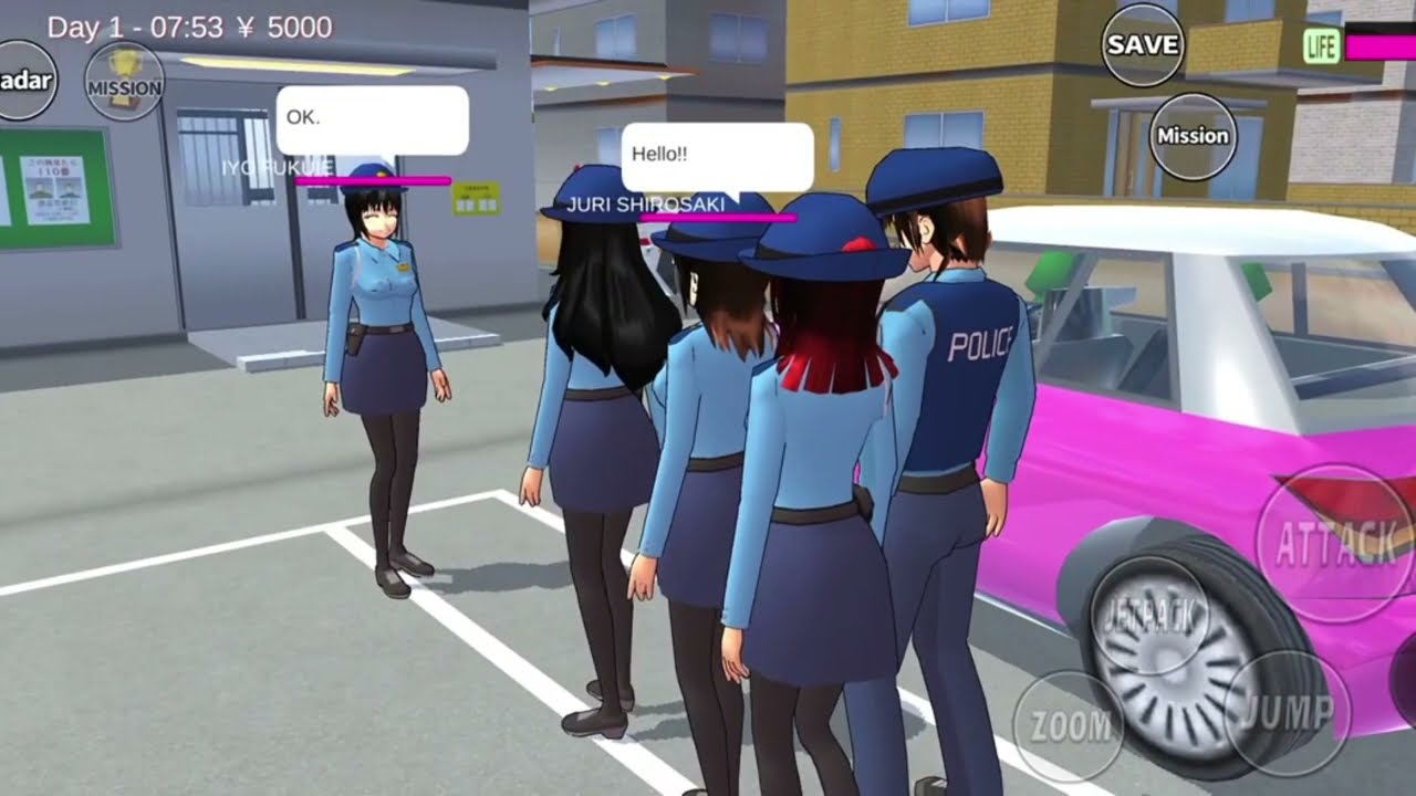 Girl Recruits Her Friends Into Police For Protection 😱🚓 | Sakura School Simulator Story