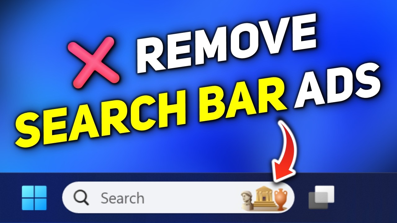 How to Remove Ads from Search Bar in Windows 11 (Step-by-Step Guide)