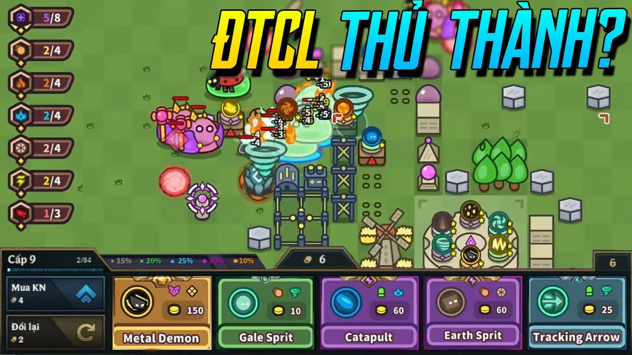 TFT nhưng đây là game THỦ THÀNH! (Elements and Build)