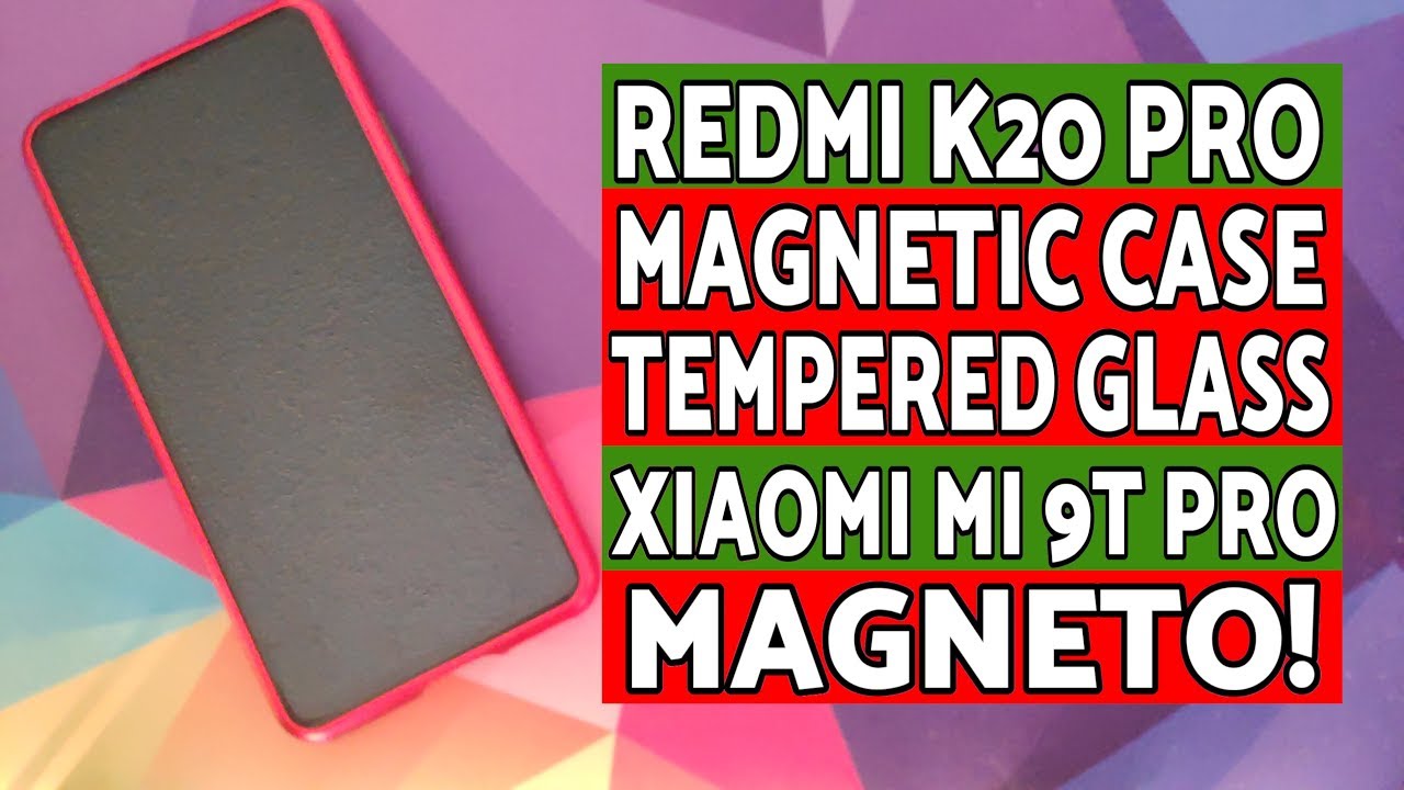 Redmi K20 Pro | Магнитный чехол | Задняя панель из закалённого стекла | Xiaomi Mi 9T Pro