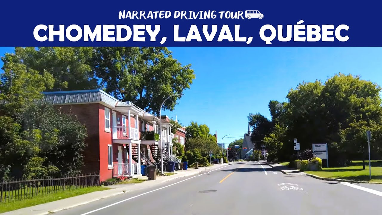 🚗 Scenic Drive Through Chomedey, Laval, Québec 🇨🇦 | Explore Laval’s Hidden Gems! 🌟
