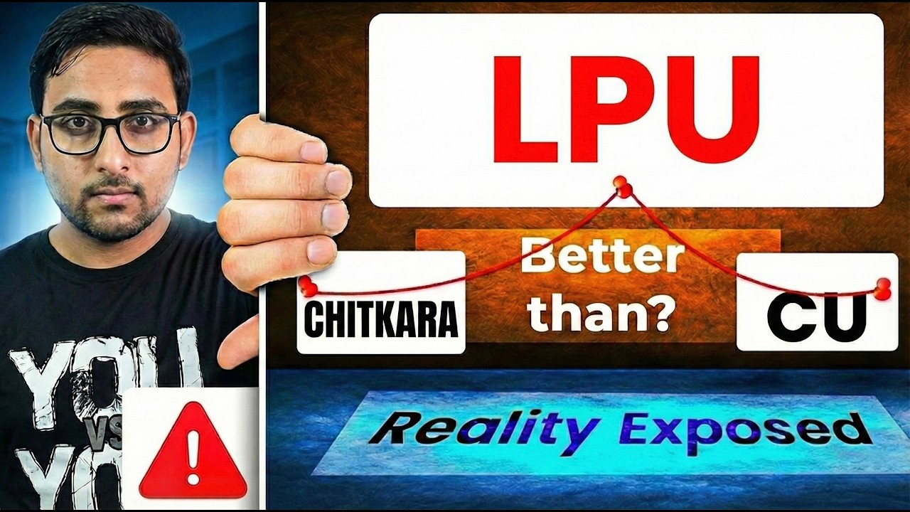 LPU vs Chandigarh Vs Chitkara Review : Which is better in 2026 ? | Placement , Fees , JEE Main 2026