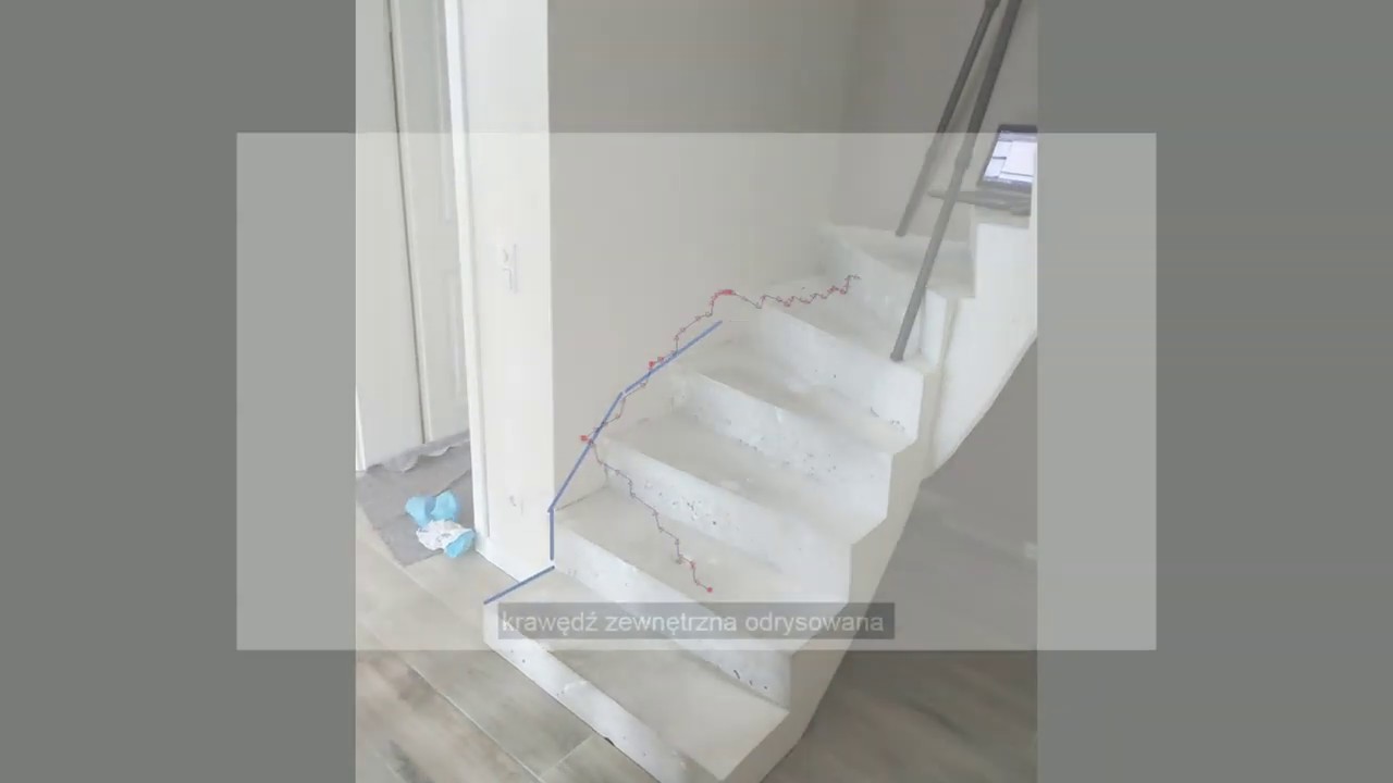 System Flexijet 3D - pomiar schod&oacute;w betonowych