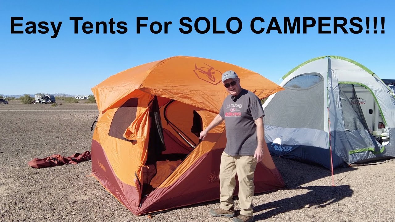 Quick & Easy Set Up Tents For Senior Solo Campers!