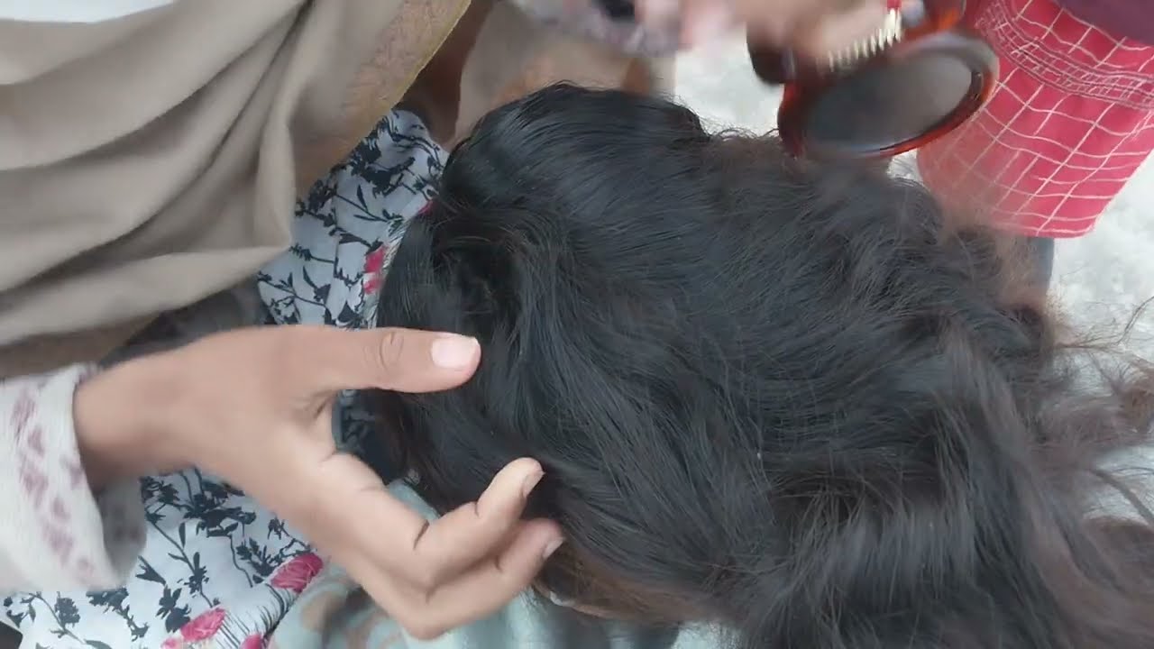 #nitpicking #asmr #licepicking #longhair video 66