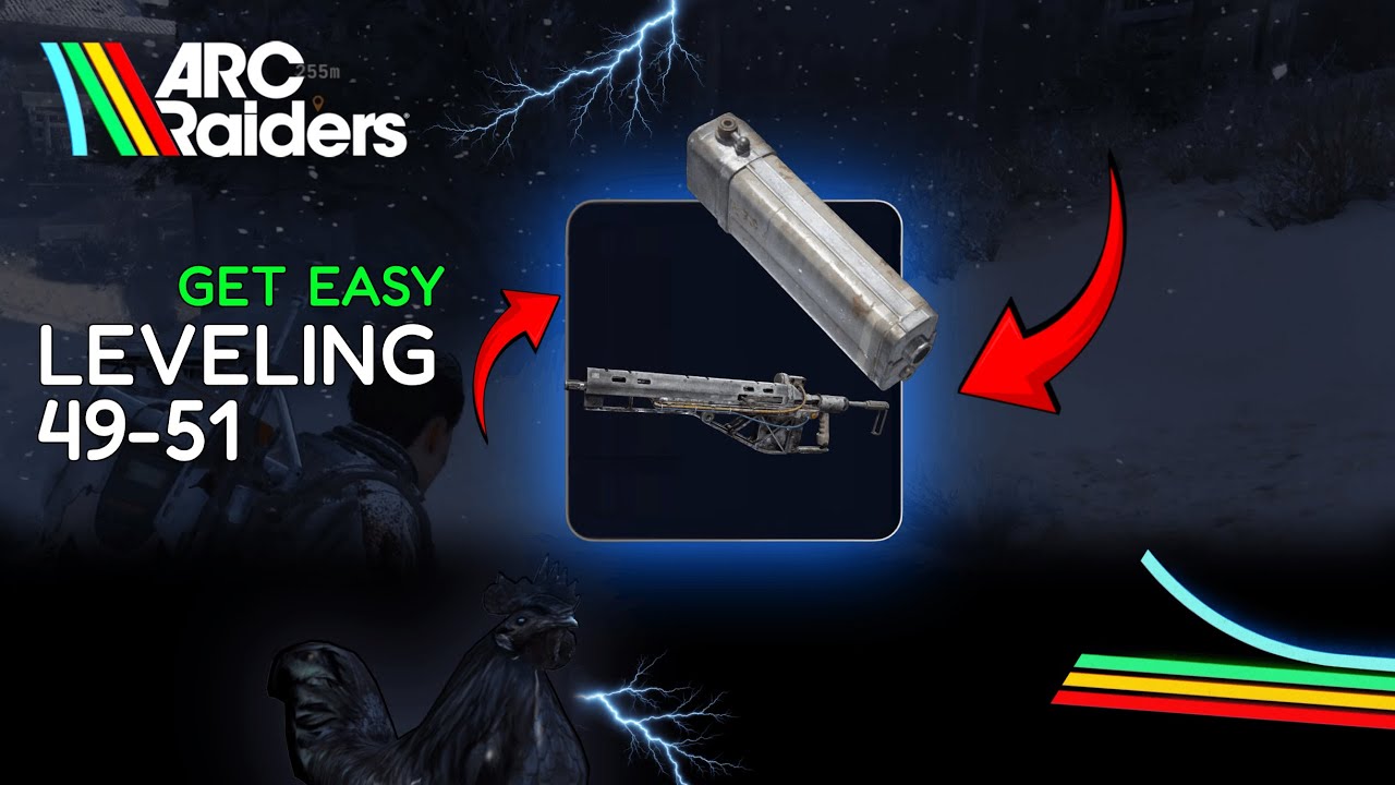 ✅Arc Raiders Leveling 49-51 Bettina blueprint , Shotgun silencer and 6 more blueprints #arcraiders