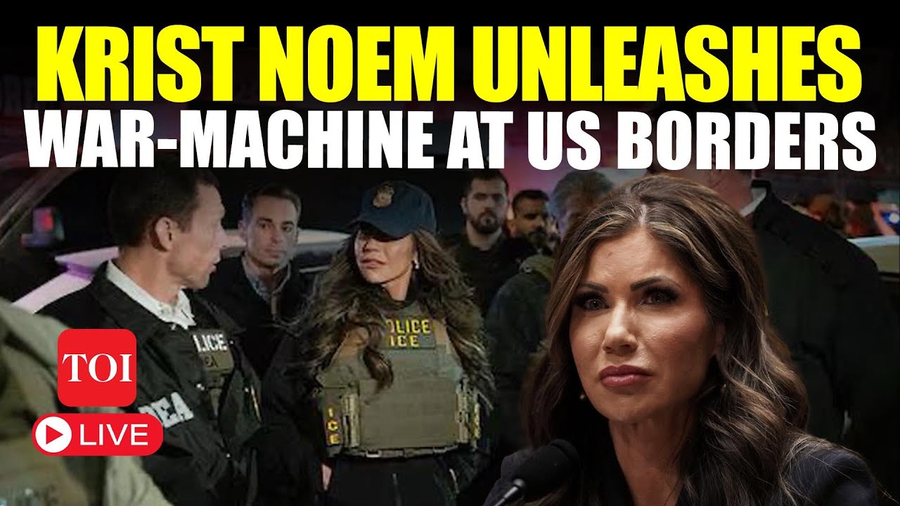 LIVE | Kristi Noem’s FIRST Order As Homeland Security Secretary | Trump Latest News | US News