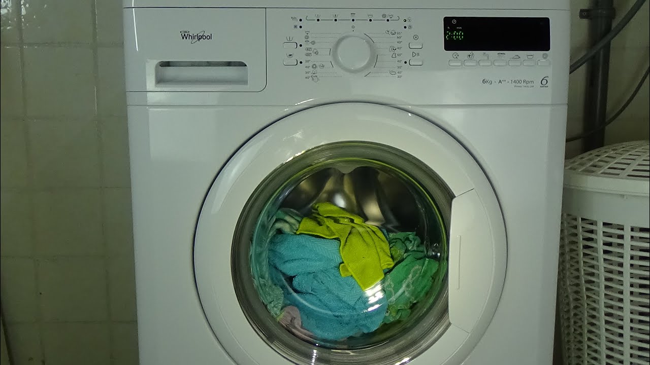 Whirlpool Primo 1406 UM cotton 40 degrees program Washing machine, coton, lavadora movie #175