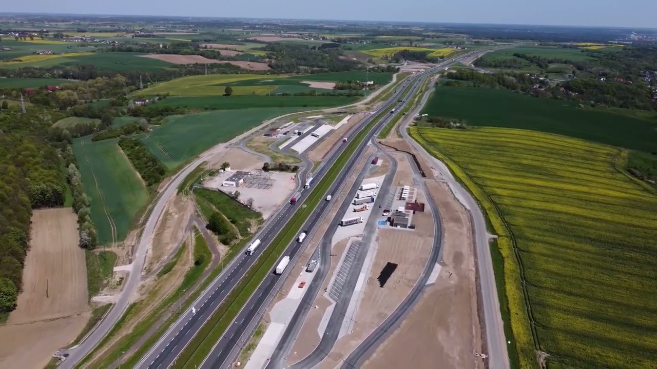 S5 Świecie Południe - Bydgoszcz P&oacute;łnoc, MOP-y Gruczno Wsch&oacute;d i Gruczno Zach&oacute;d
