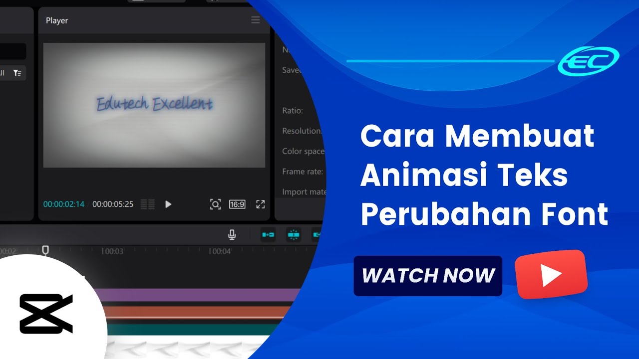 Cara Membuat Animasi Teks Perubahan Font di capcut PC
