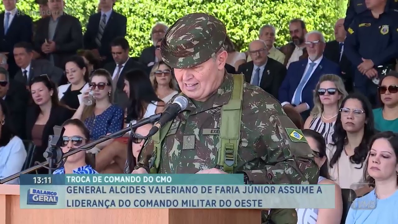General Alcides Valeriano de Faria Júnior assume a liderança do Comando Militar do Oeste