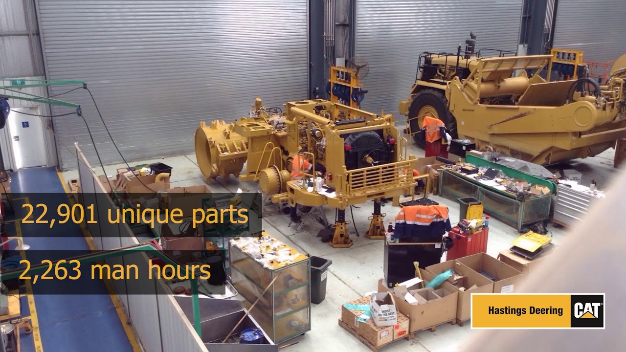 Cat Certified Rebuild Timelapse - 826H Landfill Compactor