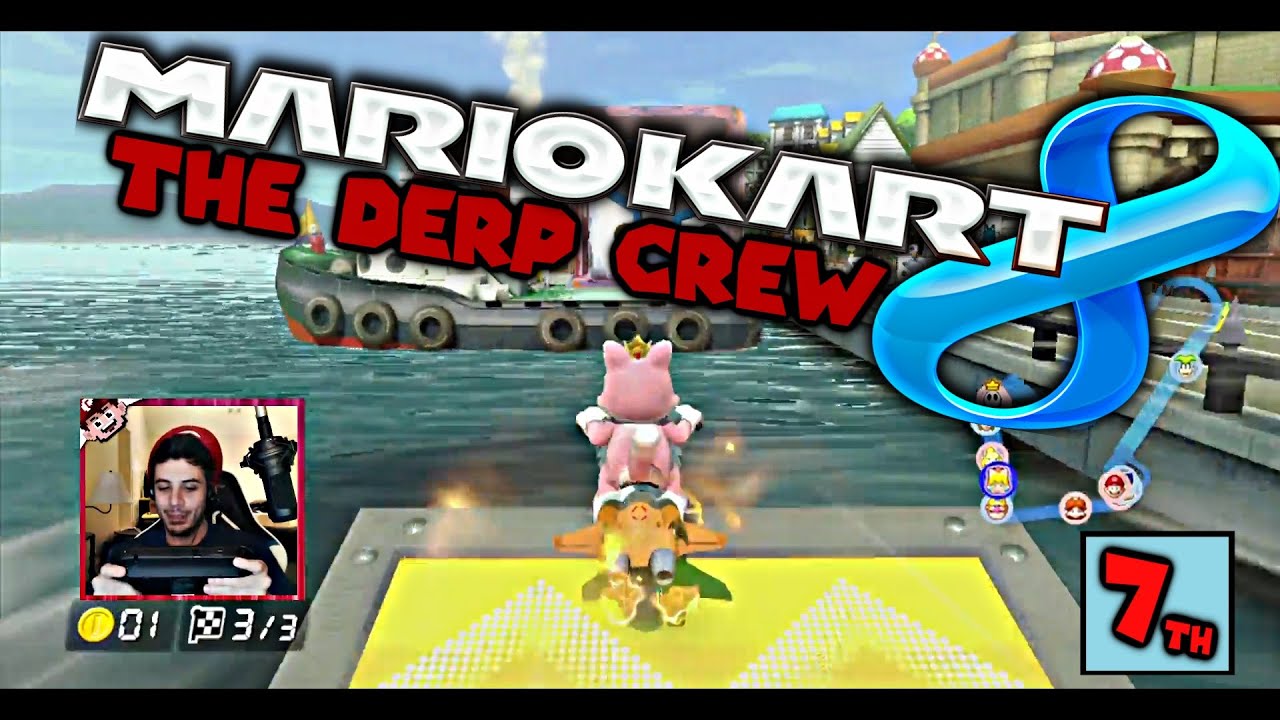 MARIO KART 8 ONLINE | The Derp Crew (Part 7)