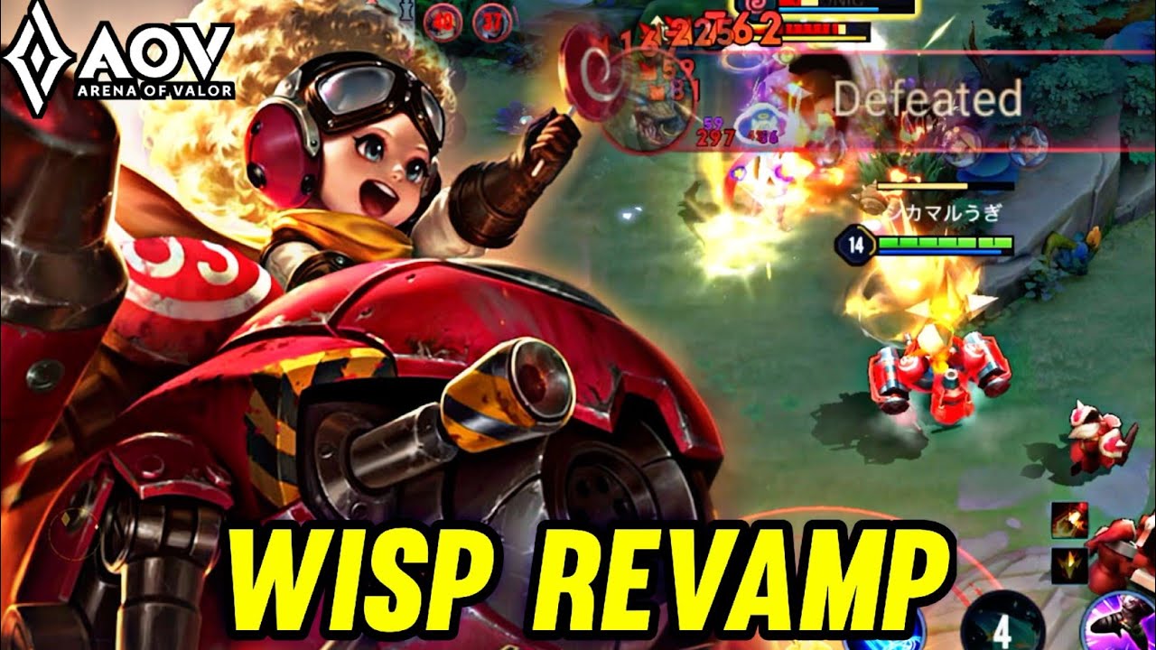 AOV : WISP REVAMP NEW PATCH - ARENA OF VALOR LIÊNQUÂNMOBILE ROV