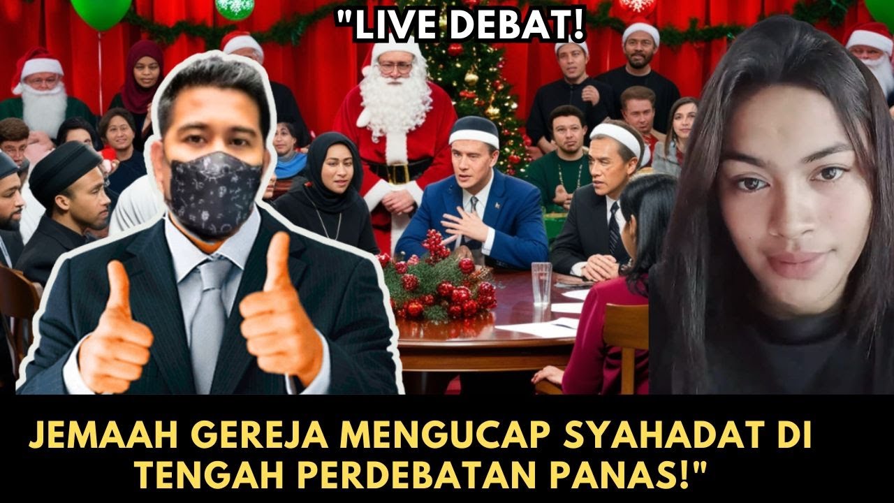 Jemaah Gereja Mengucap Syahadat di Tengah Perdebatan Panas!