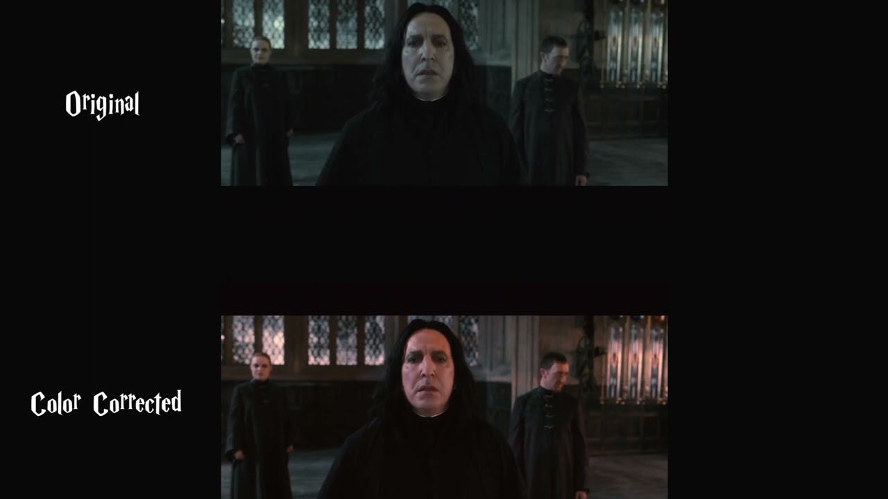 Harry Potter: Snape vs. McGonagall Scene - Color Corrected