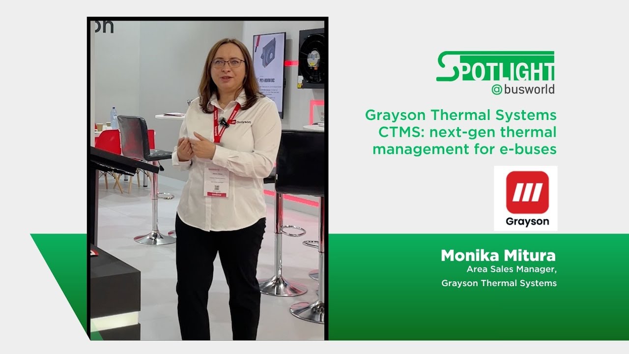 Grayson Thermal Systems CTMS: next-gen thermal management for e-buses