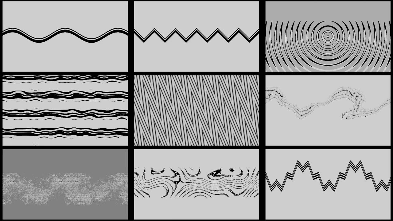 Procedural Nodes (part 79) - 9 Wave Texture Patterns in Blender