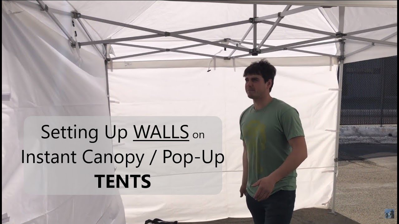How to Mount Pop-Up Tent Walls
