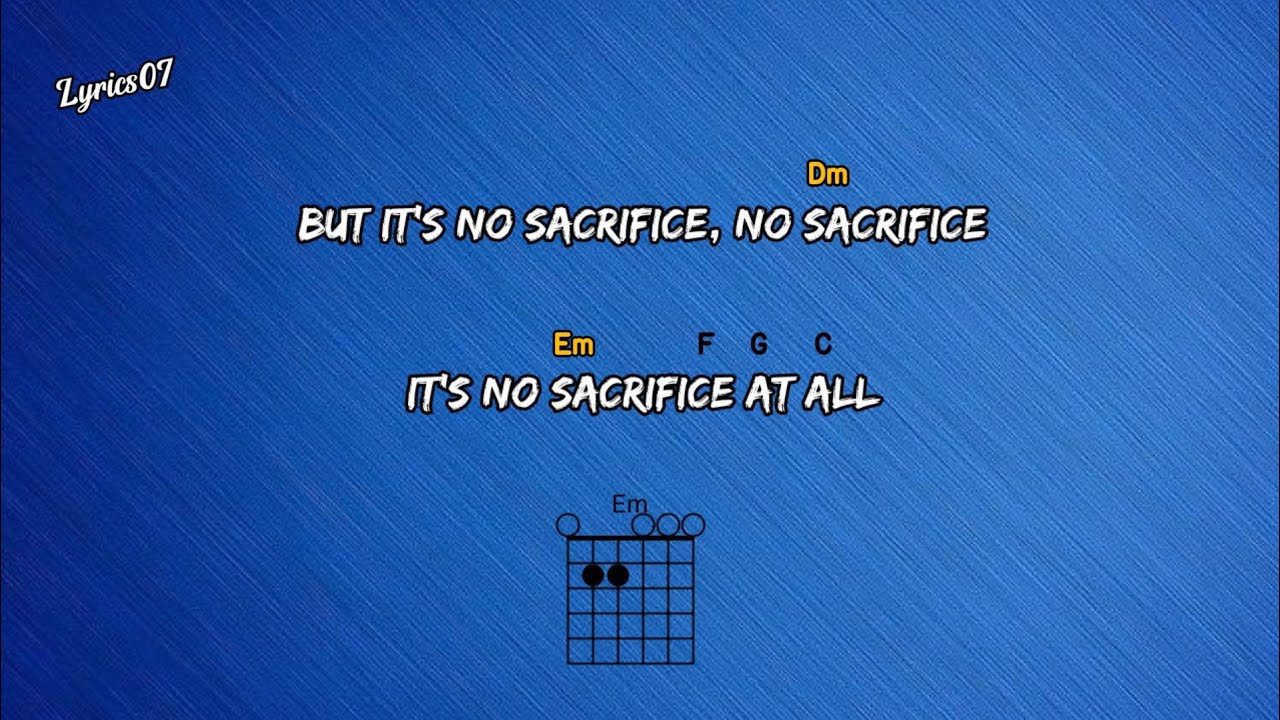 Chord Sacrifice by Elton John