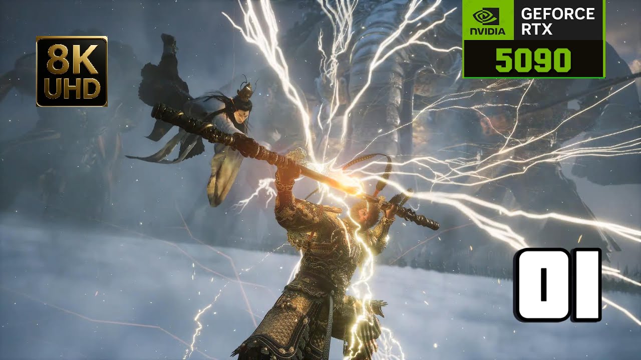 BLACK MYTH WUKONG (RTX5090) 8K UHD Max Settings RTX ON | DLAA 01