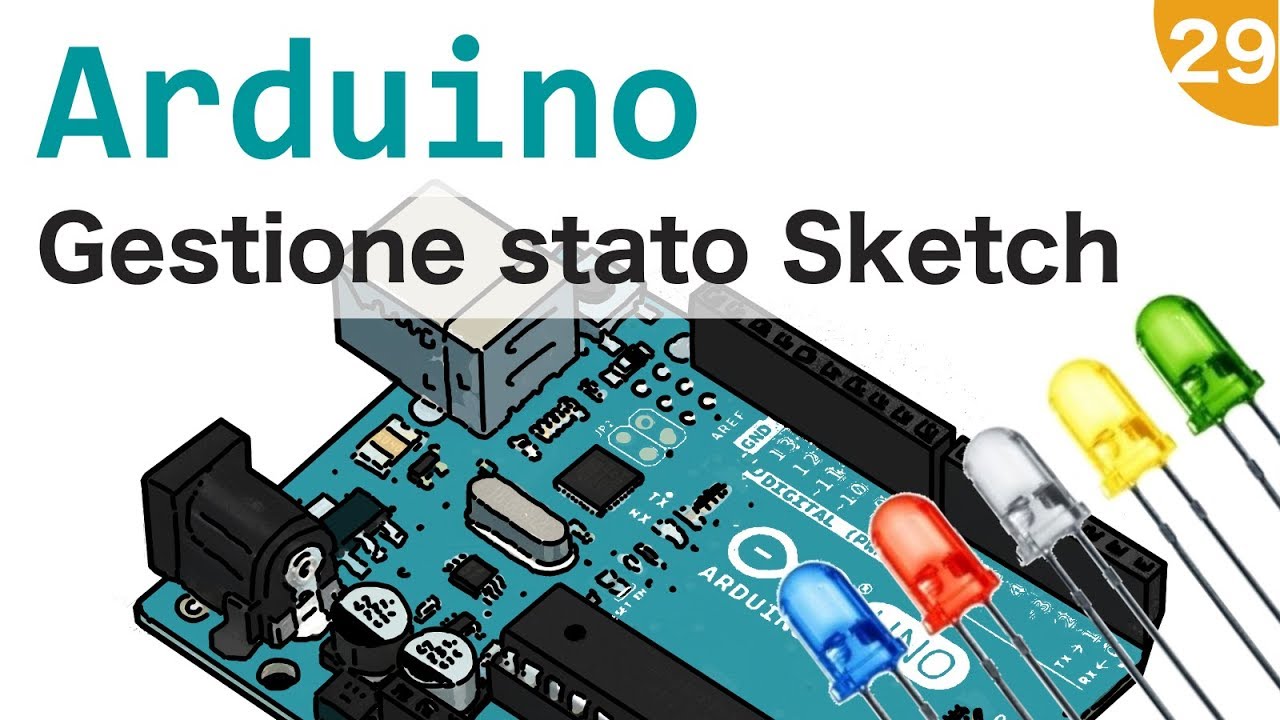 Arduino: sketch multi stato con led e pulsante #29