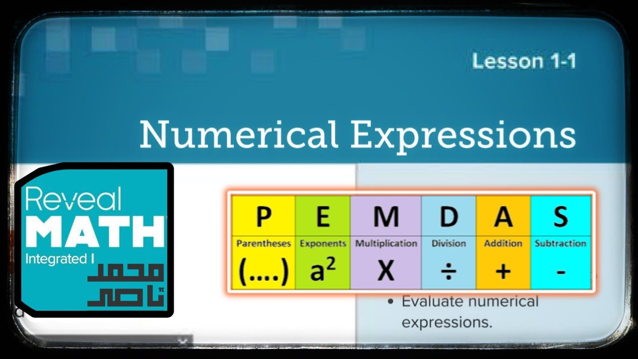 Reveal math integrated 1 - L1-1 Numerical Expressions