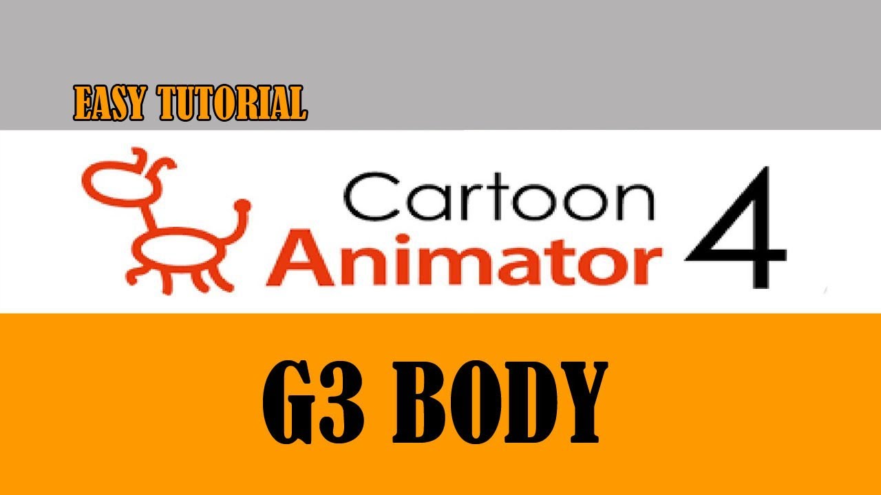 Tutorial Cartoon Animator 4 (fastest way G3 Body)