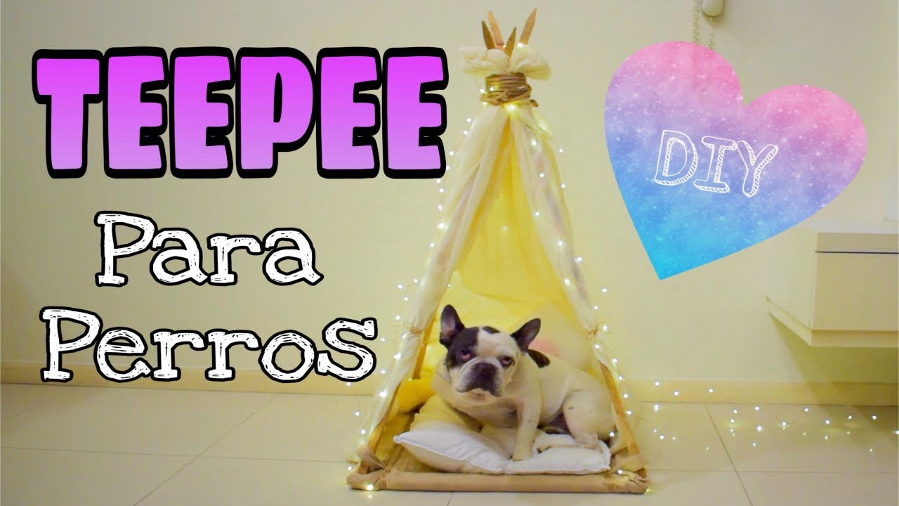 TEEPEE PARA PERRITOS 🐶⛺️ FACIL SIN COSTURA