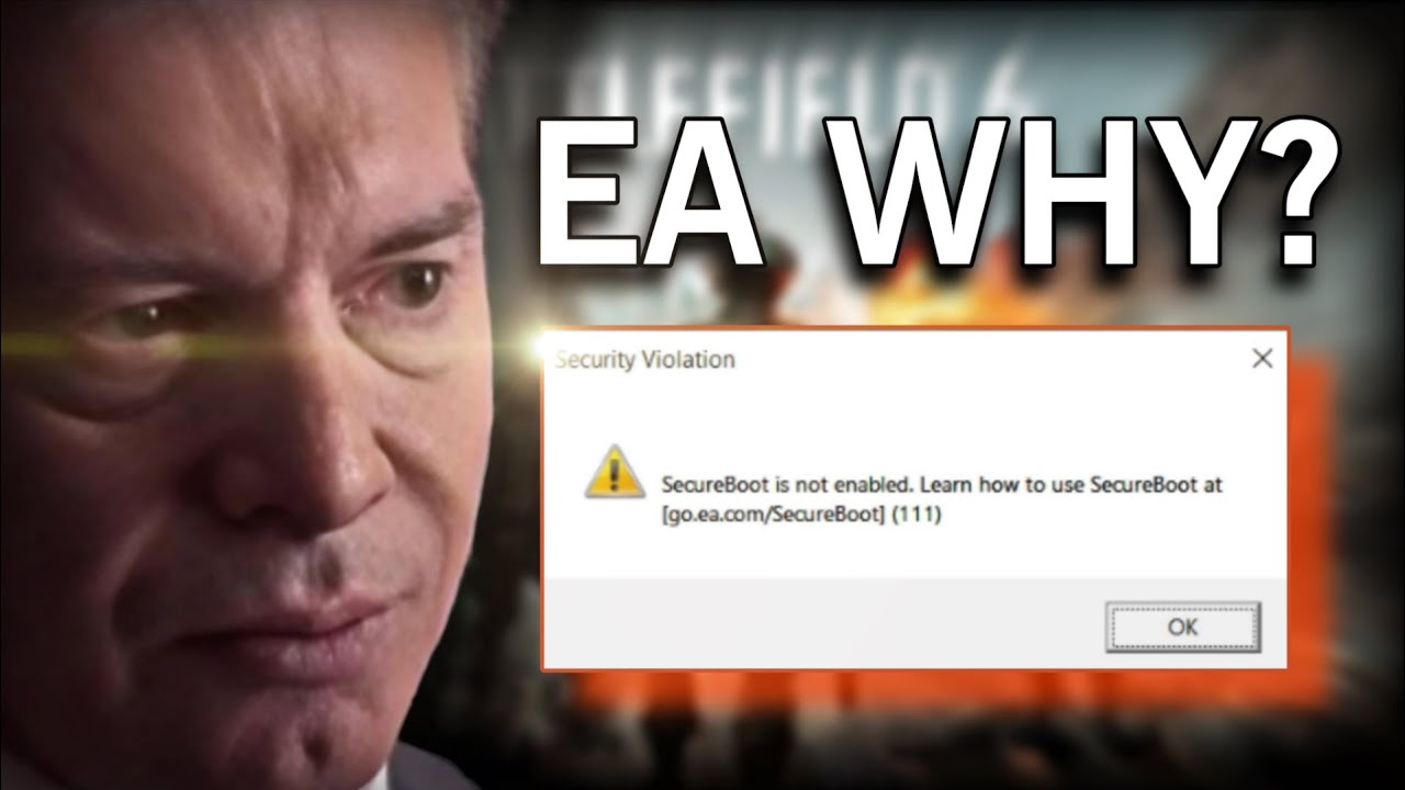Battlefield 6's Secure Boot problem...