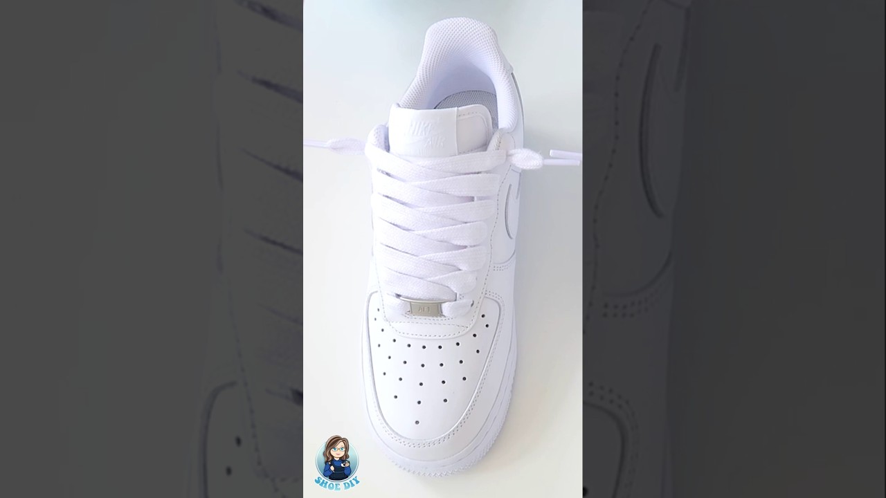 How to Lace Air Force 1 with Chunky Laces
