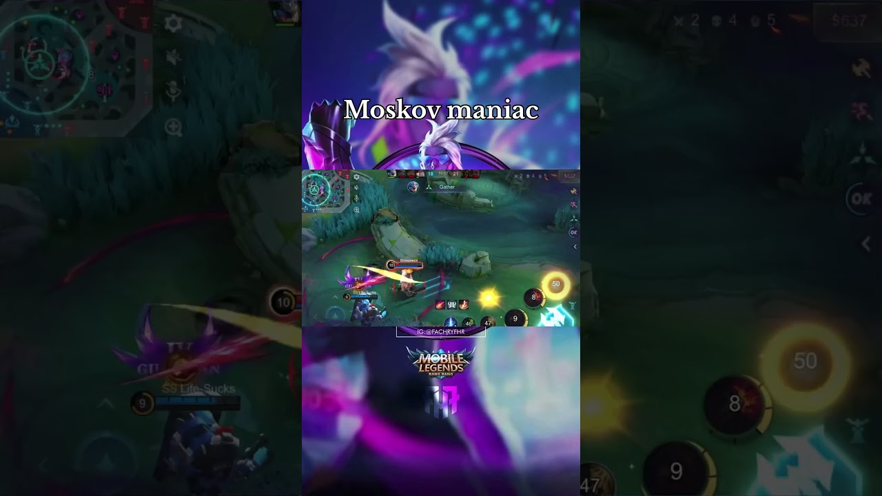 Московский маньяк🔥 #mlbb #mlbbshorts #mlb #shorts #short video #moskovgameplay