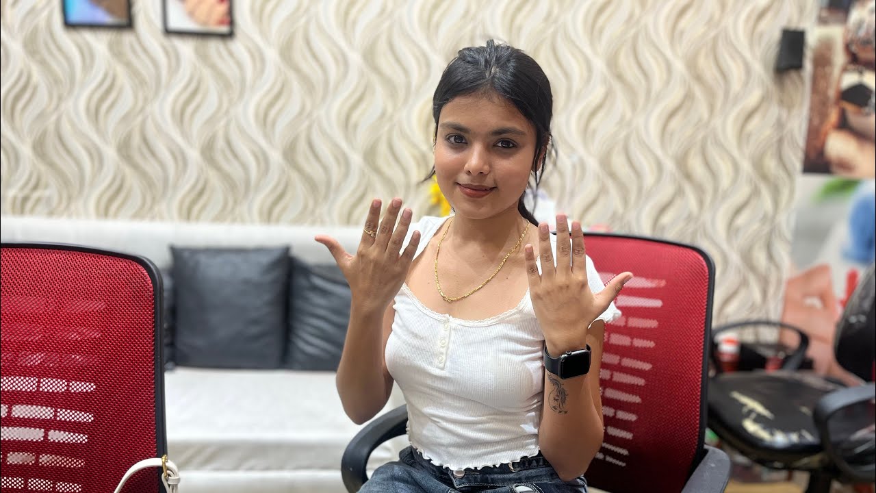Nails extension krwaliya maine 😍 || alkaagarwal || kolkata