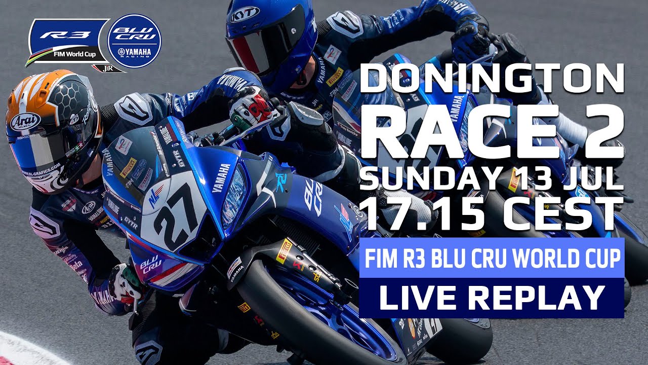 2025 FIM R3 BLU CRU World Cup Live Replay - Round 3, Race 2, Donington Park