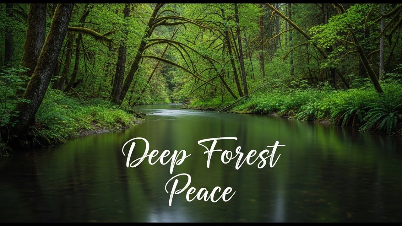 Pure Calm Ambient Audio of River Stream 🎧 for Calm Nights