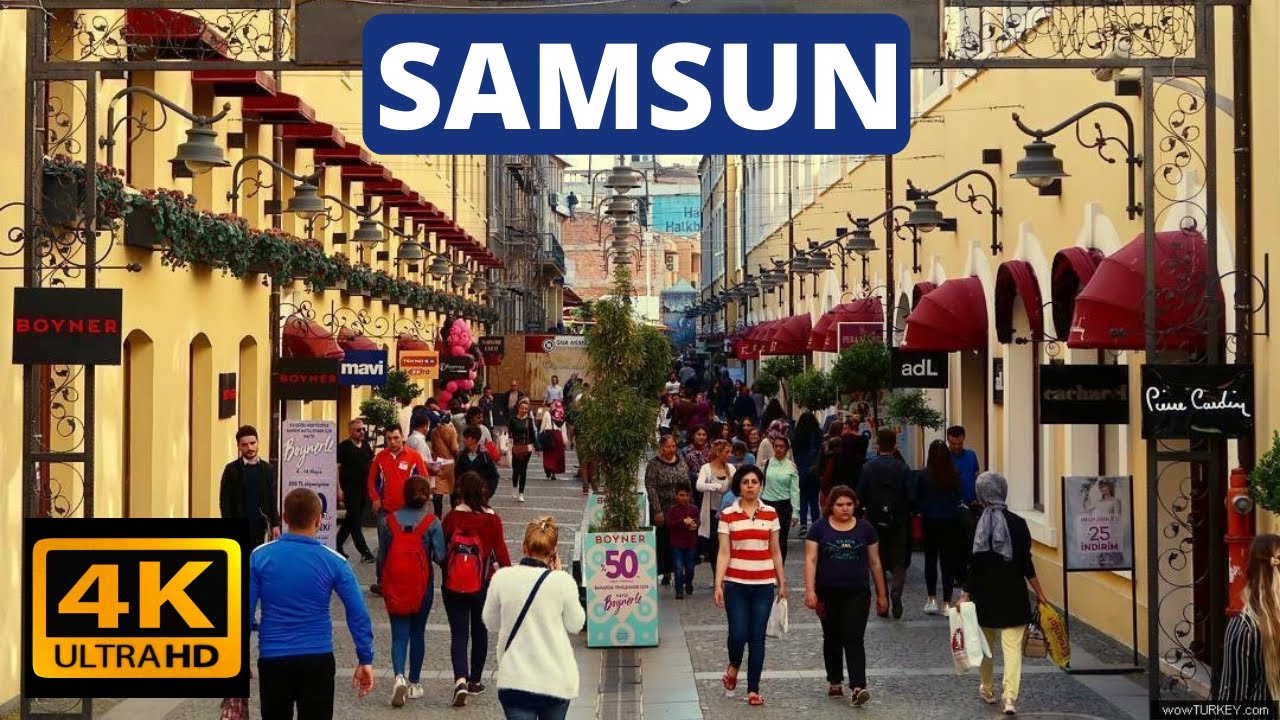SAMSUN | Cumhuriyet Meydanı | Bulvar Avm Turu | TURKEY -Samsun City Walking Tour