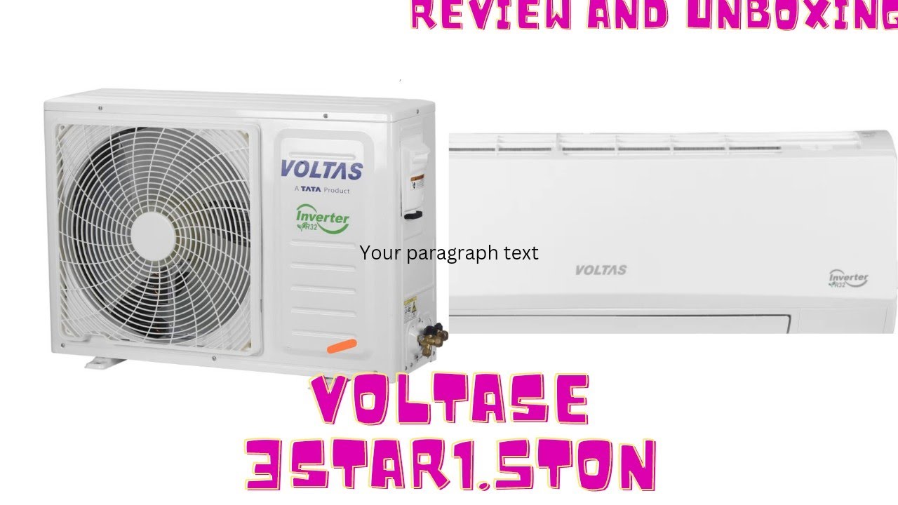 VOLTASE 1.5 ton 3star  AC की full demo (review &install )आसान तरीके से ac लगाना सीखे।।